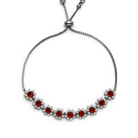 Pulsera flor Plata .925