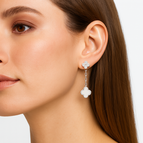 Arete inspirado Van Plata .925