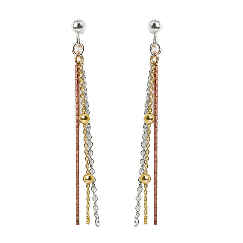 Arete largo Plata .925