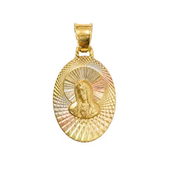 Dije de la Virgen de Guadalupe Florentino Diamantado Oro 10K