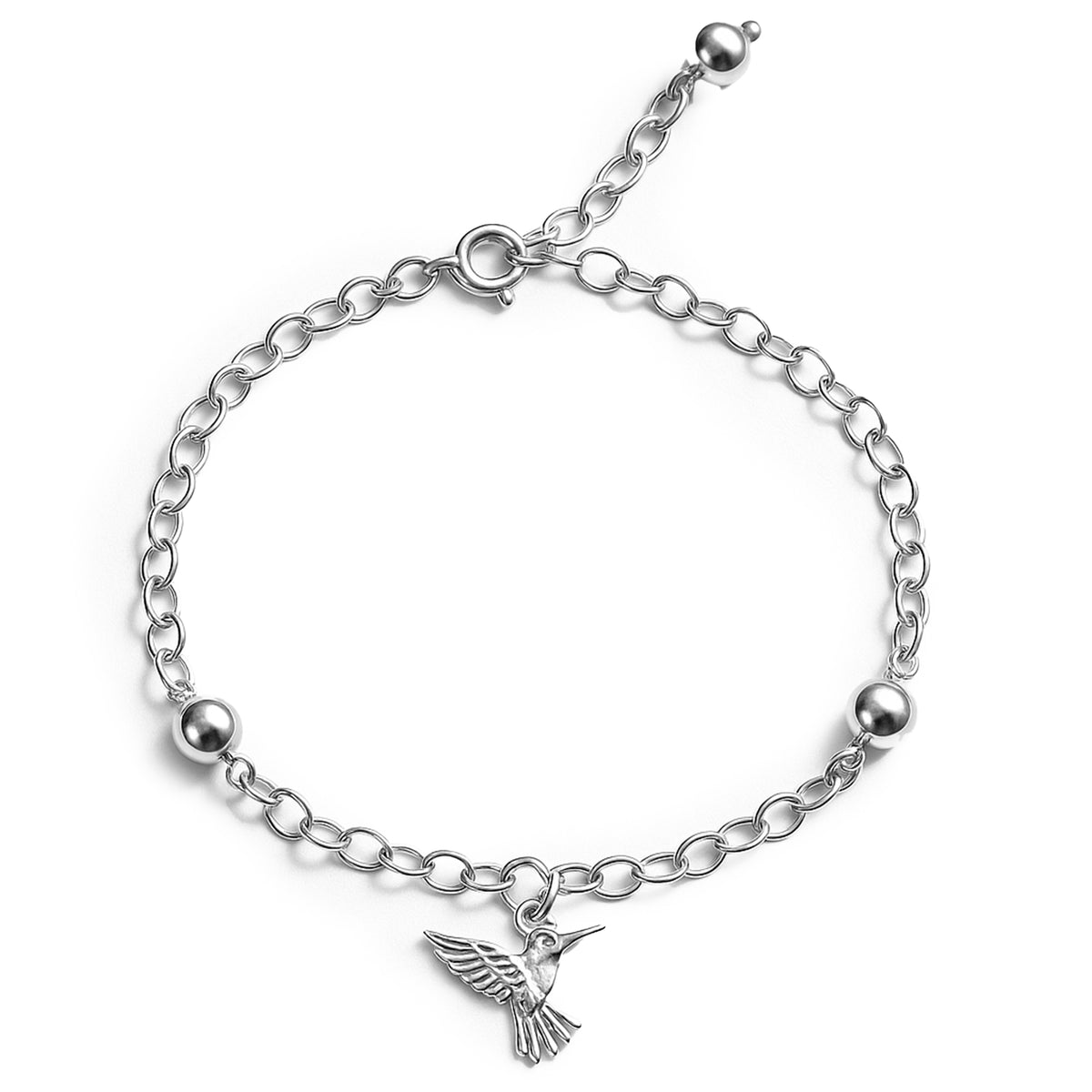 71 - Pulsera colibri Plata .925
