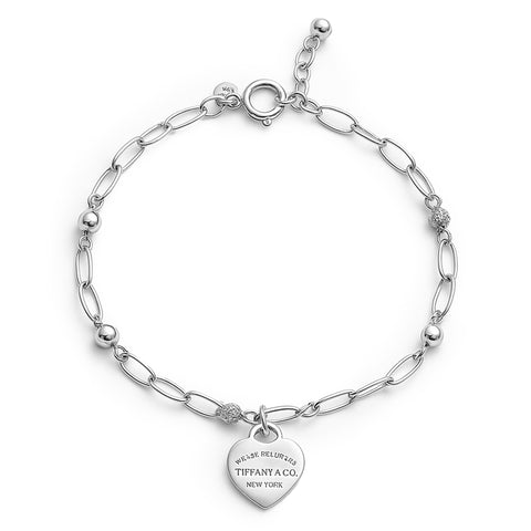 73 - Pulsera inspirada Tiffany Plata .924