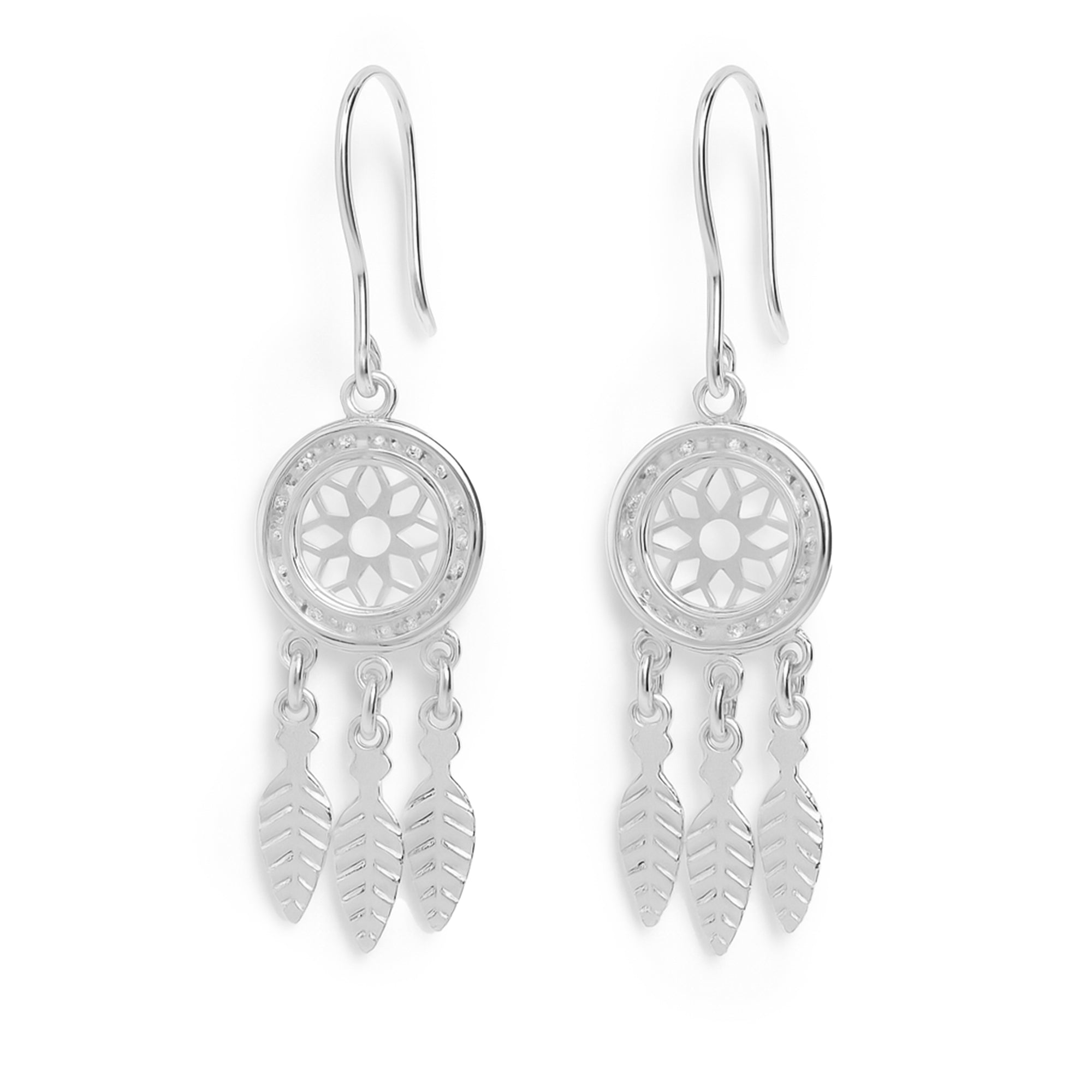 Arete atrapa sueños Plata .925