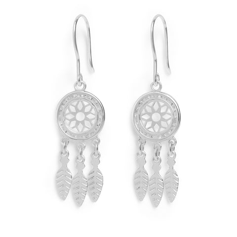 Arete atrapa sueños Plata .925