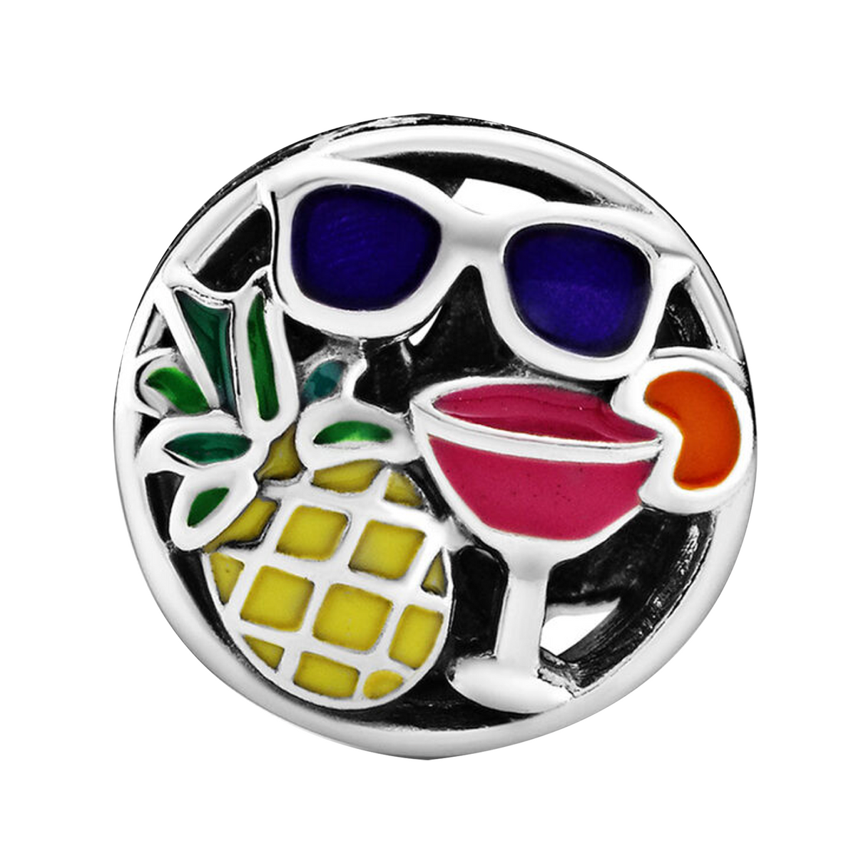 Charm Inspirado Pan 1:1 Summer Plata .925