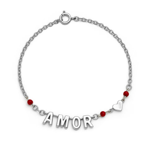 77 - Pulsera amor Plata .925