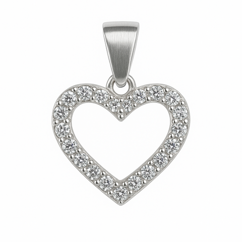 Dije corazón Plata .925