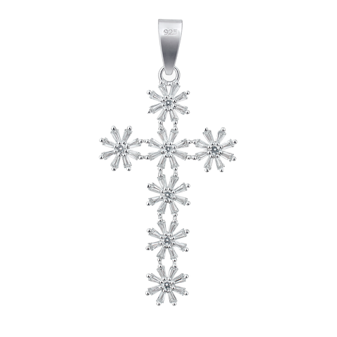 Dije cruz Plata .925