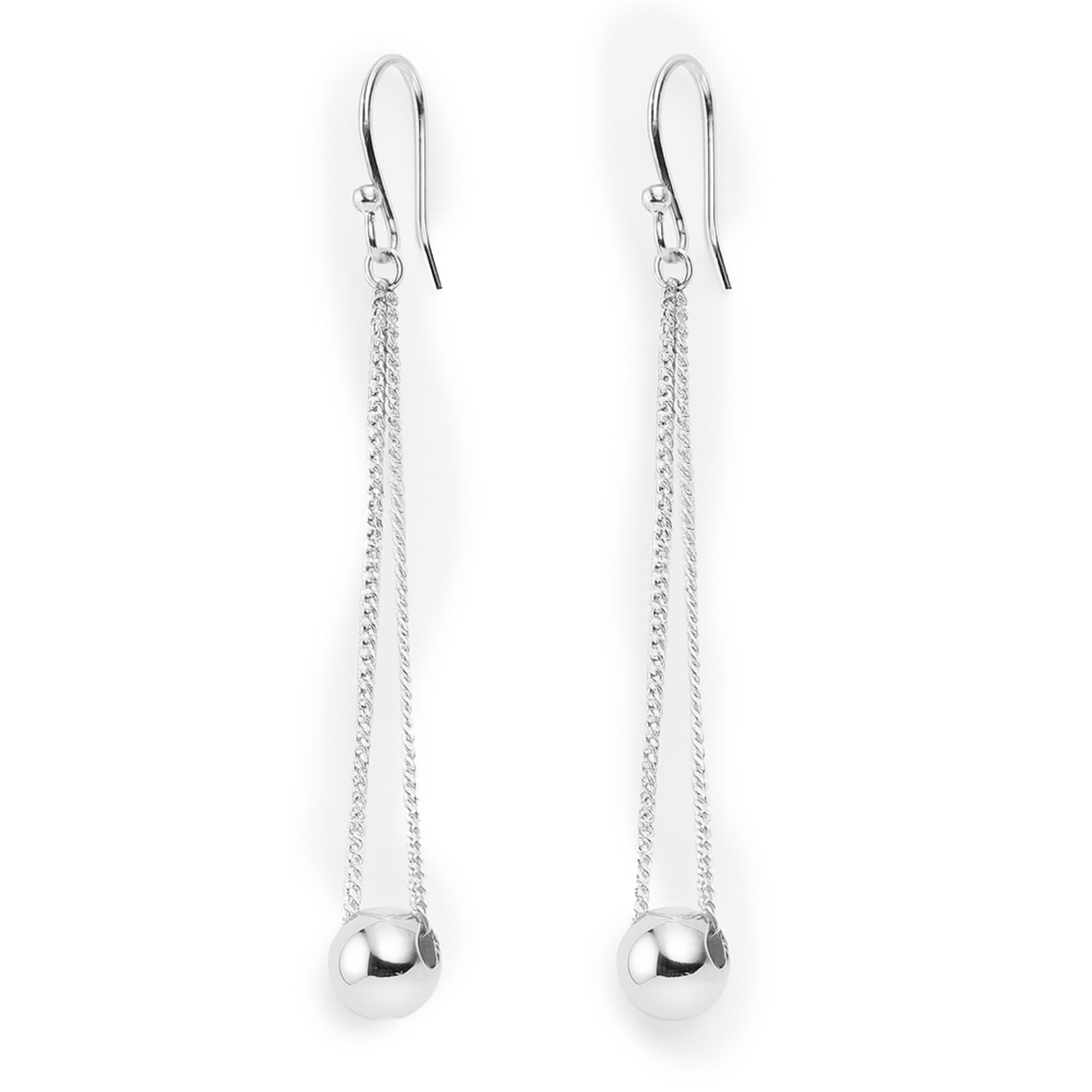 Arete largo Plata .925