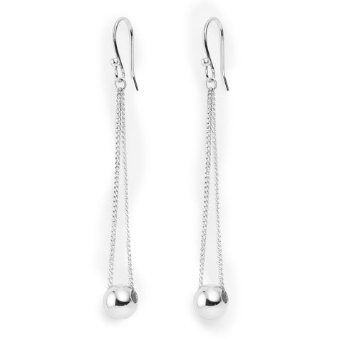 Arete largo Plata .925