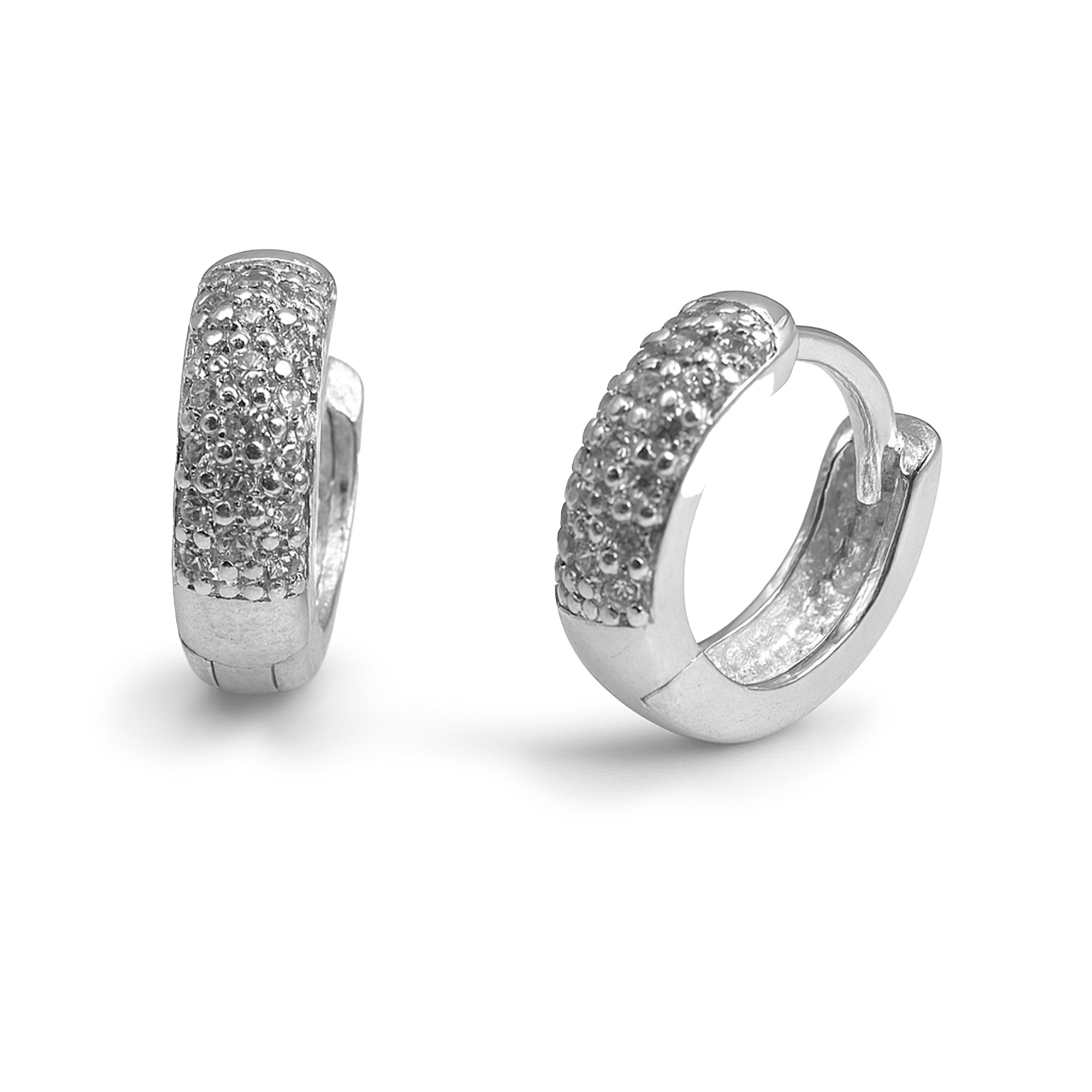 Huggies circonias Plata .925