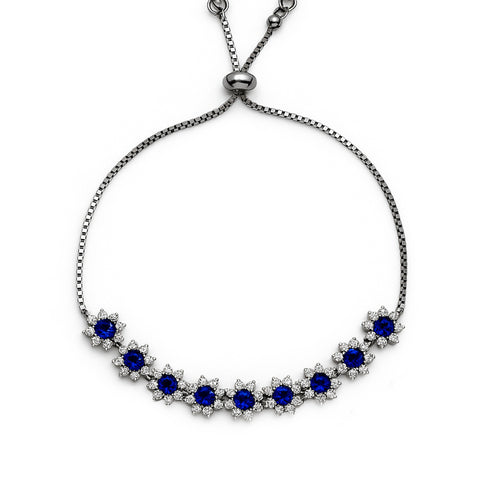 Pulsera flor Plata .925