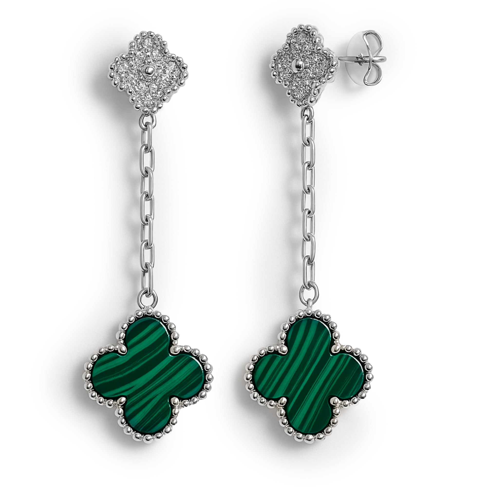 Arete inspirado Van Plata .925