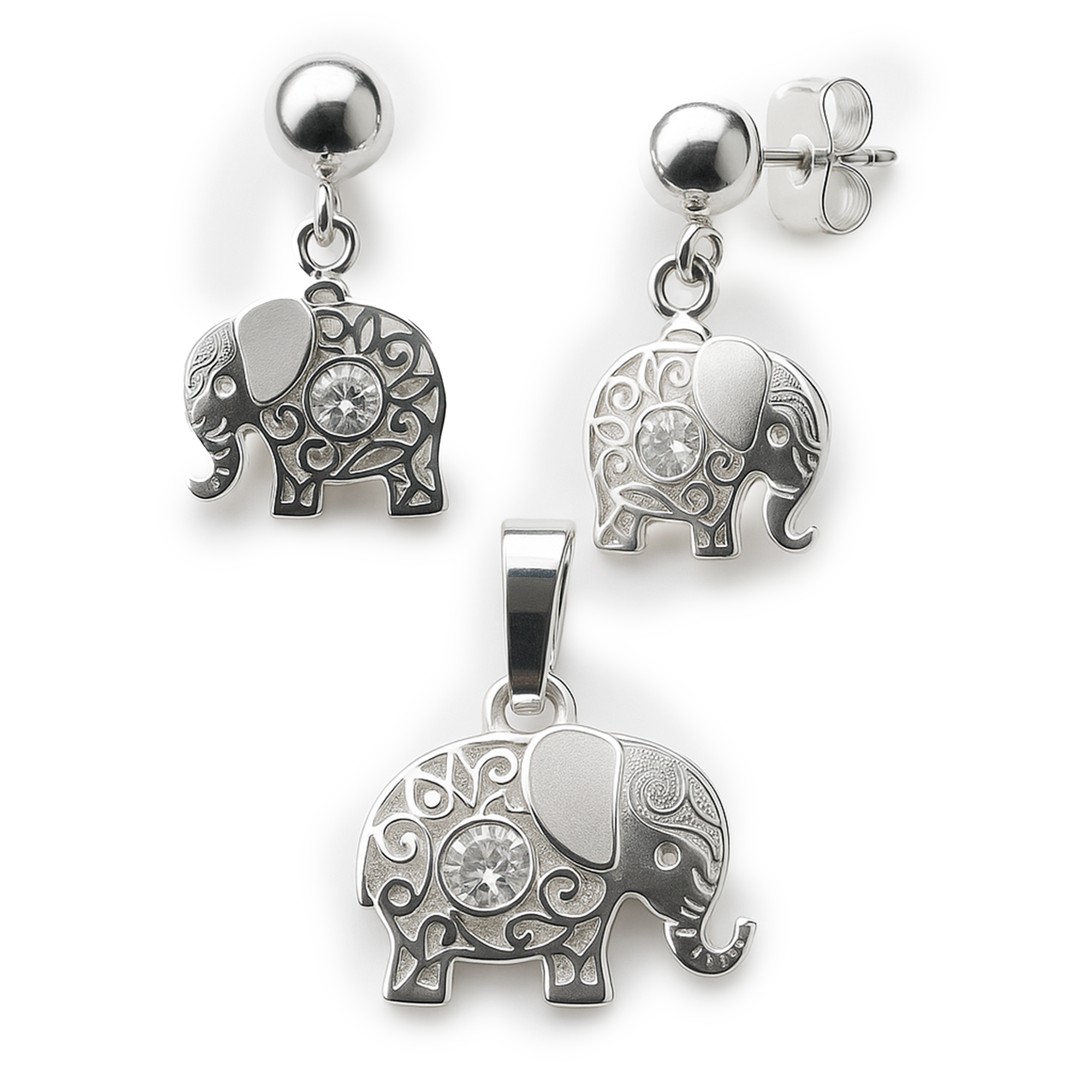 Set elefante Plata .925
