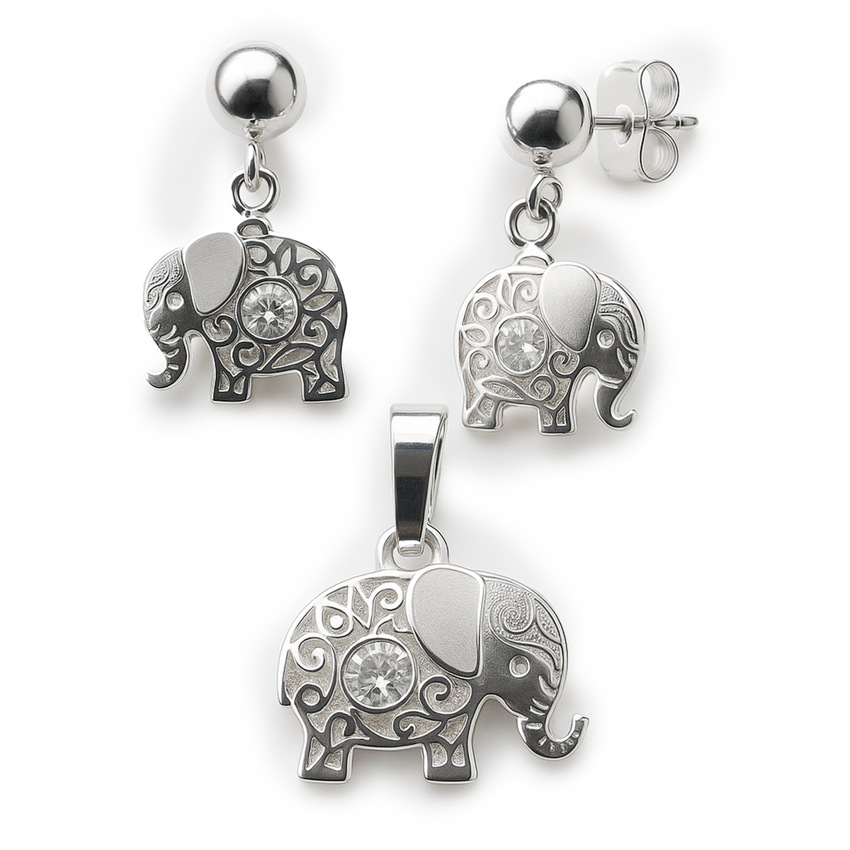 Set elefante Plata .925