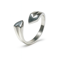 Anillo Ajustable Liso Hecho a Mano Plata .925