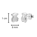 Broquel Inspirado Osos 1.1 Bombeado Plata .925