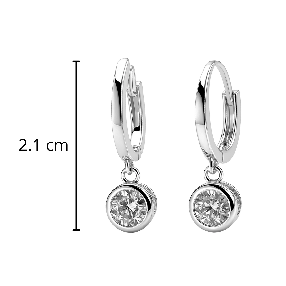 Huggies Circonia Colgante Plata .925