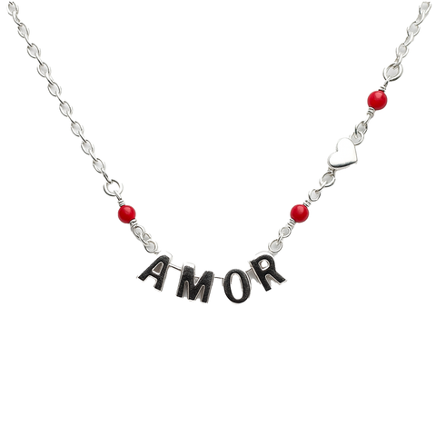 COLLAR AMOR PLATA .925
