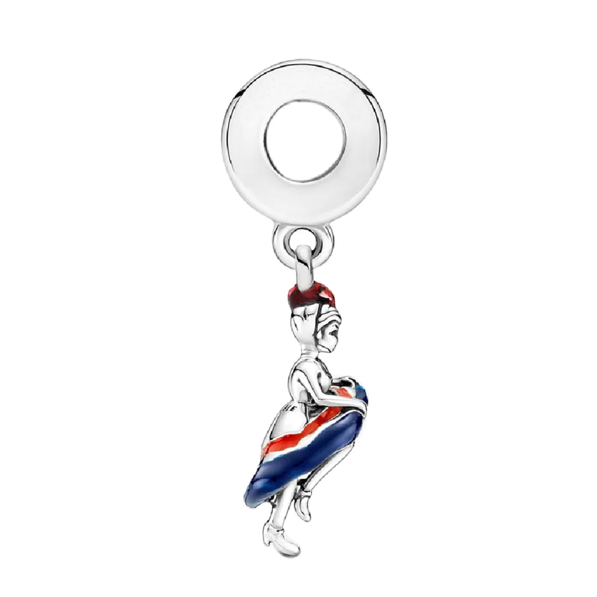 Charm Inspirado Pan 1:1 Bailarina de Can Can Plata .925