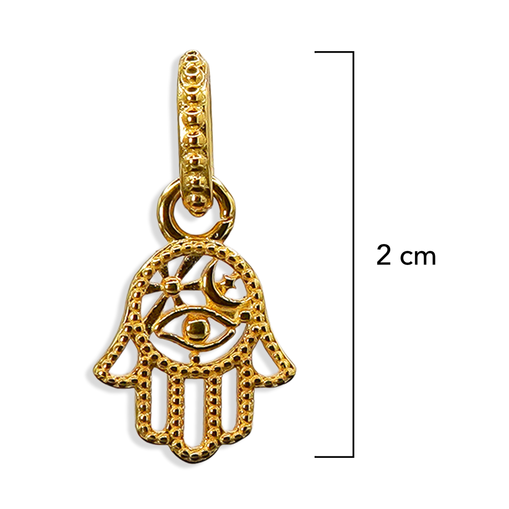 Charm Inspirado Pan Mano de Fatima Plata .925