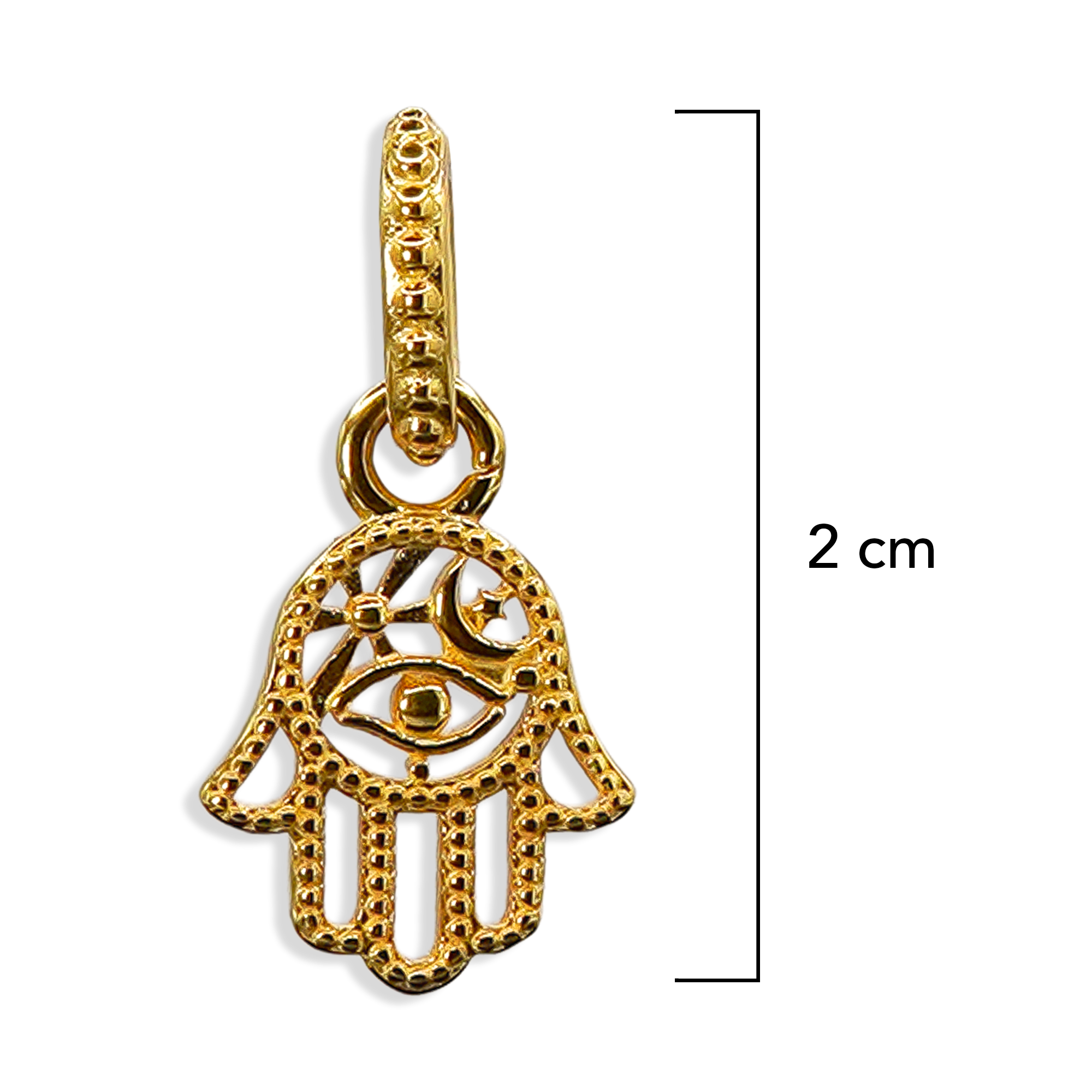 Charm Inspirado Pan Mano de Fatima Plata .925