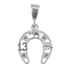 Dije Herradura de la Suerte de 3cm Plata .925