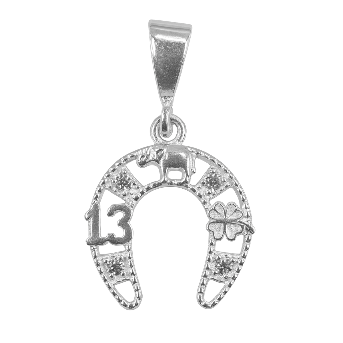 Dije Herradura de la Suerte de 3cm Plata .925