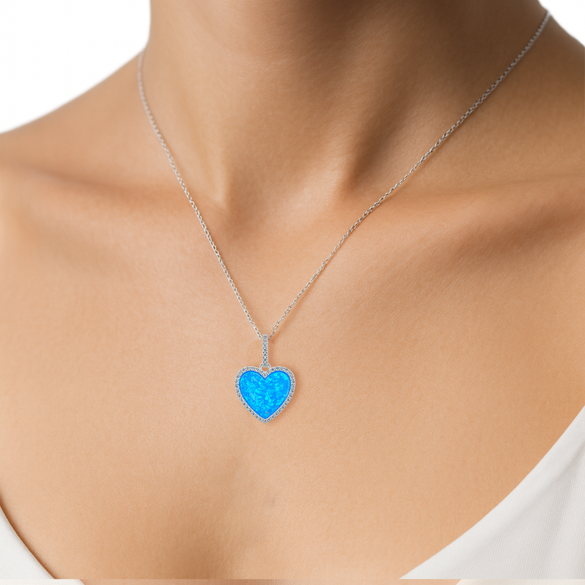 Dije corazón Plata .925