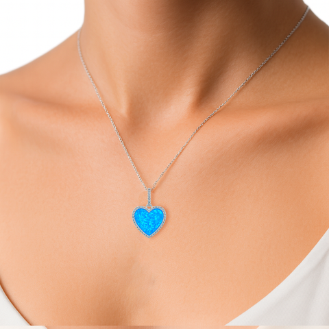 Dije corazón Plata .925