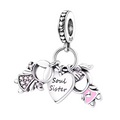 Charm Inspirado Pan 1:1 Amigas Forever Plata .925