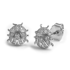 Broquel Catarina con Micro Circonias Plata .925 con Rodio