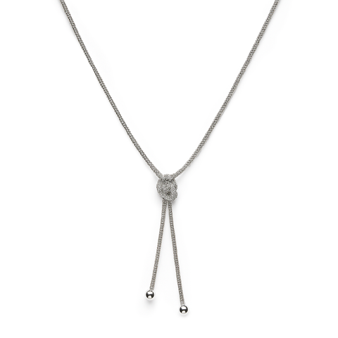 COLLAR NUDO PLATA .925