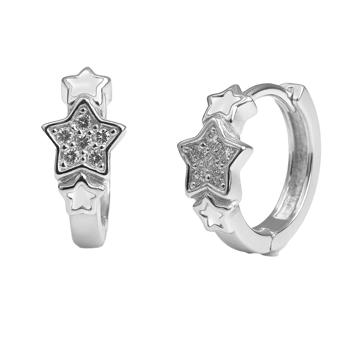 Huggies estrella Plata .925