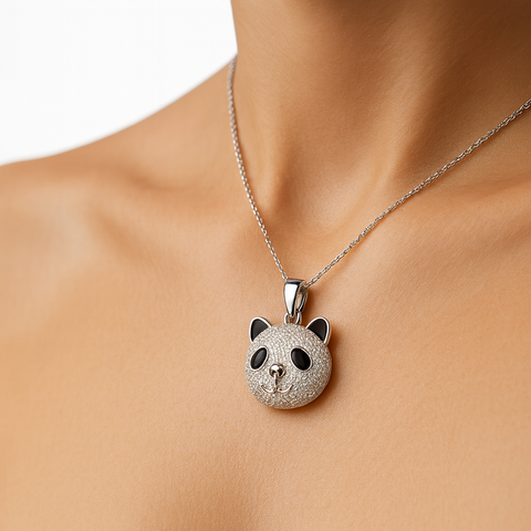 Dije panda Plata .925