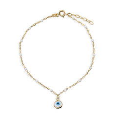 Pulsera Ojo Turco Oro 10K