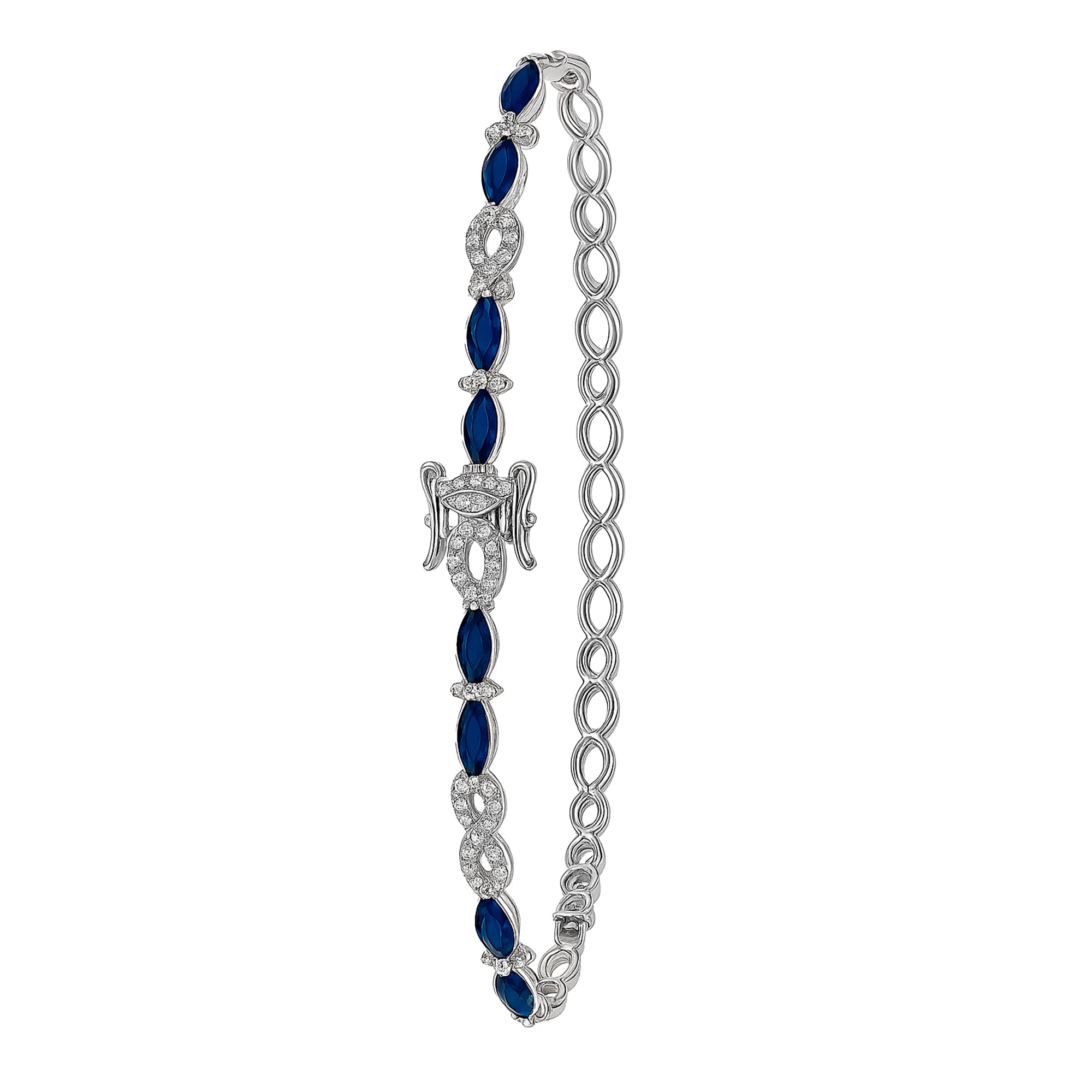 8 - Pulsera infinito Plata .925