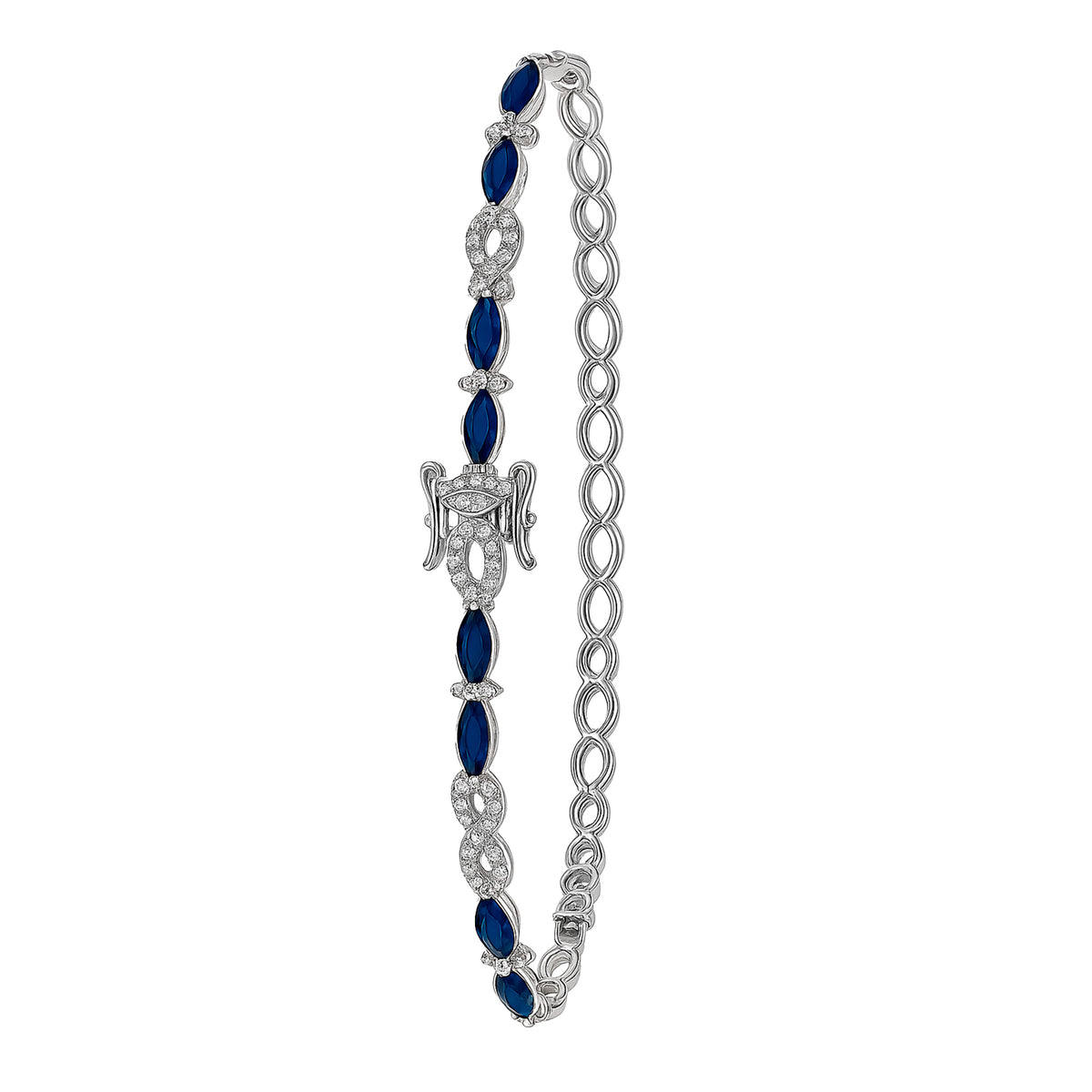 8 - Pulsera infinito Plata .925