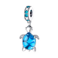Charm Inspirado Pan 1:1 Tortuga Azul de Mar Plata .925