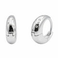 Arracada Huggies Chica con Micro Circonias Plata .925