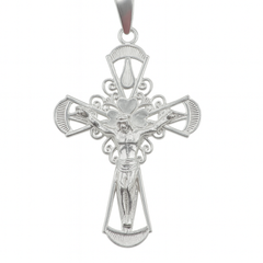 Dije de Crucifijo de 4cm Plata .925