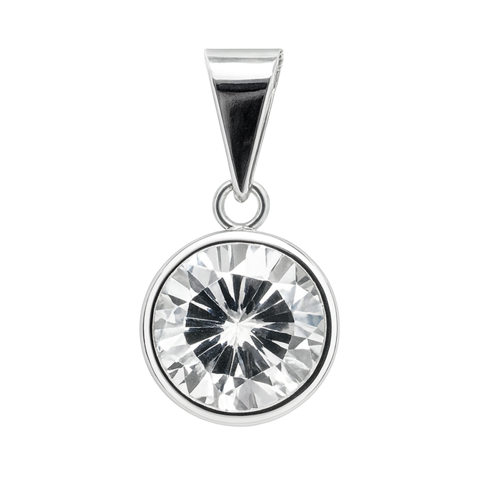 Dije Circonia de 1cm Plata .925