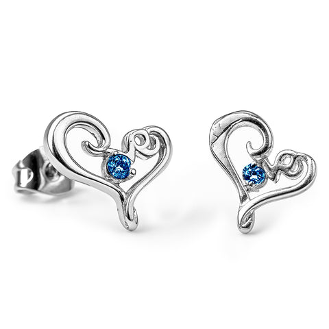 Broquel corazón Plata .925
