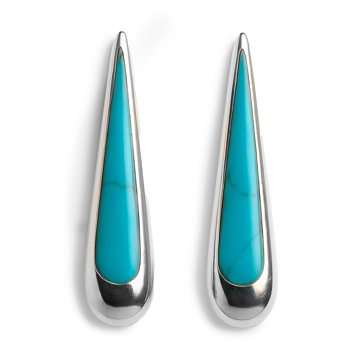 Arete lagrima Plata .925