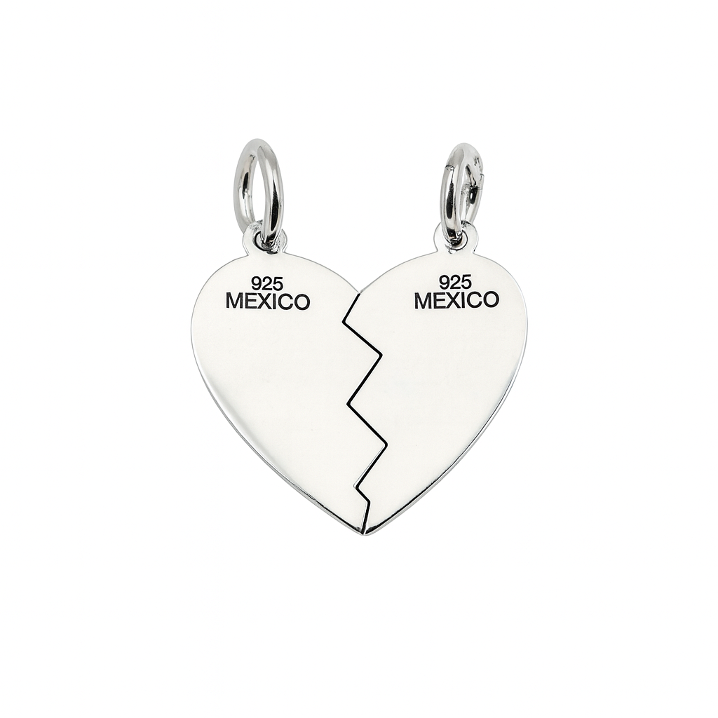 Dije corazón Plata .925