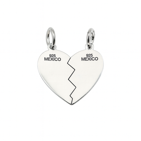 Dije corazón Plata .925