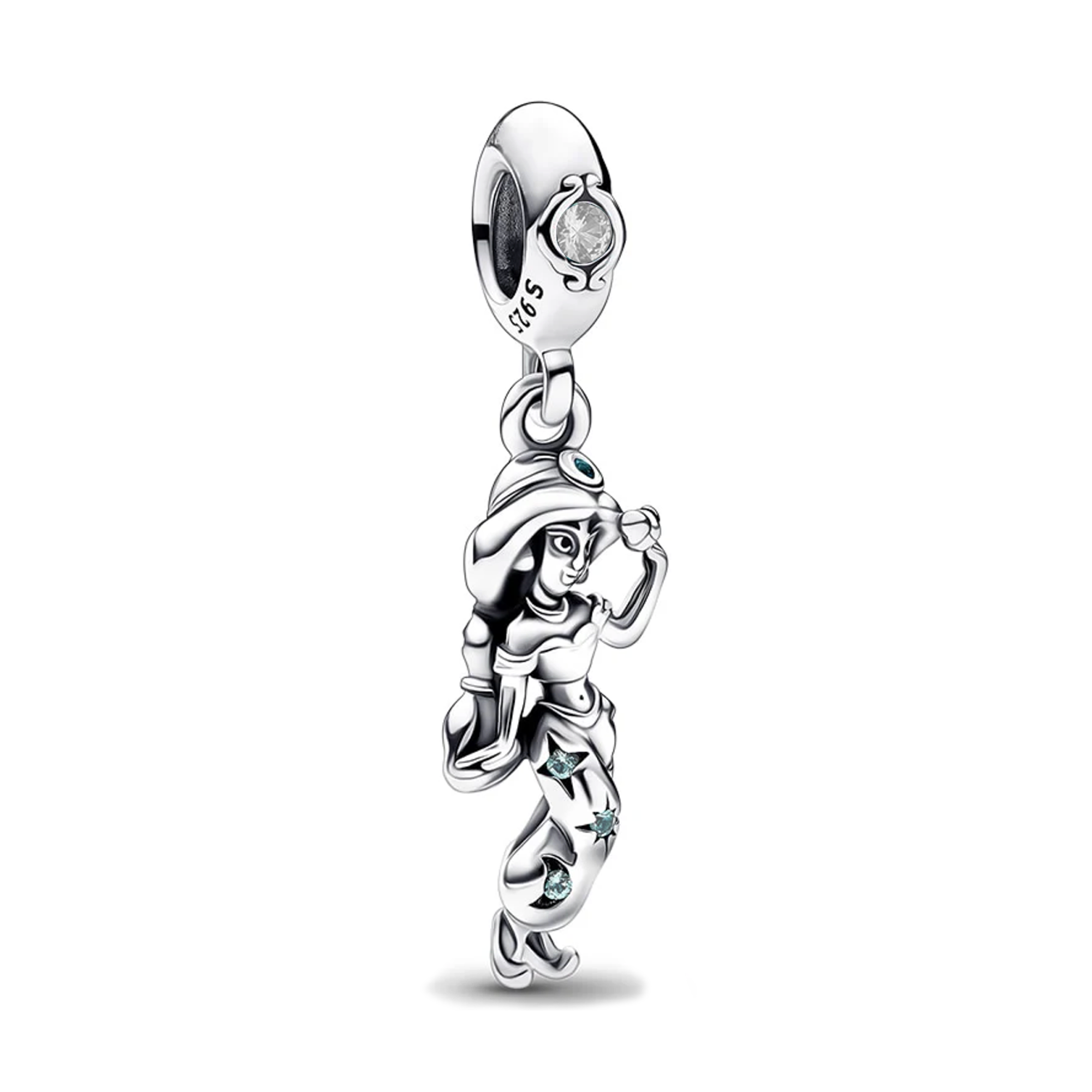 Charm Inspirado Pan 1:1 Princesa Jazmin de Aladin Plata .925