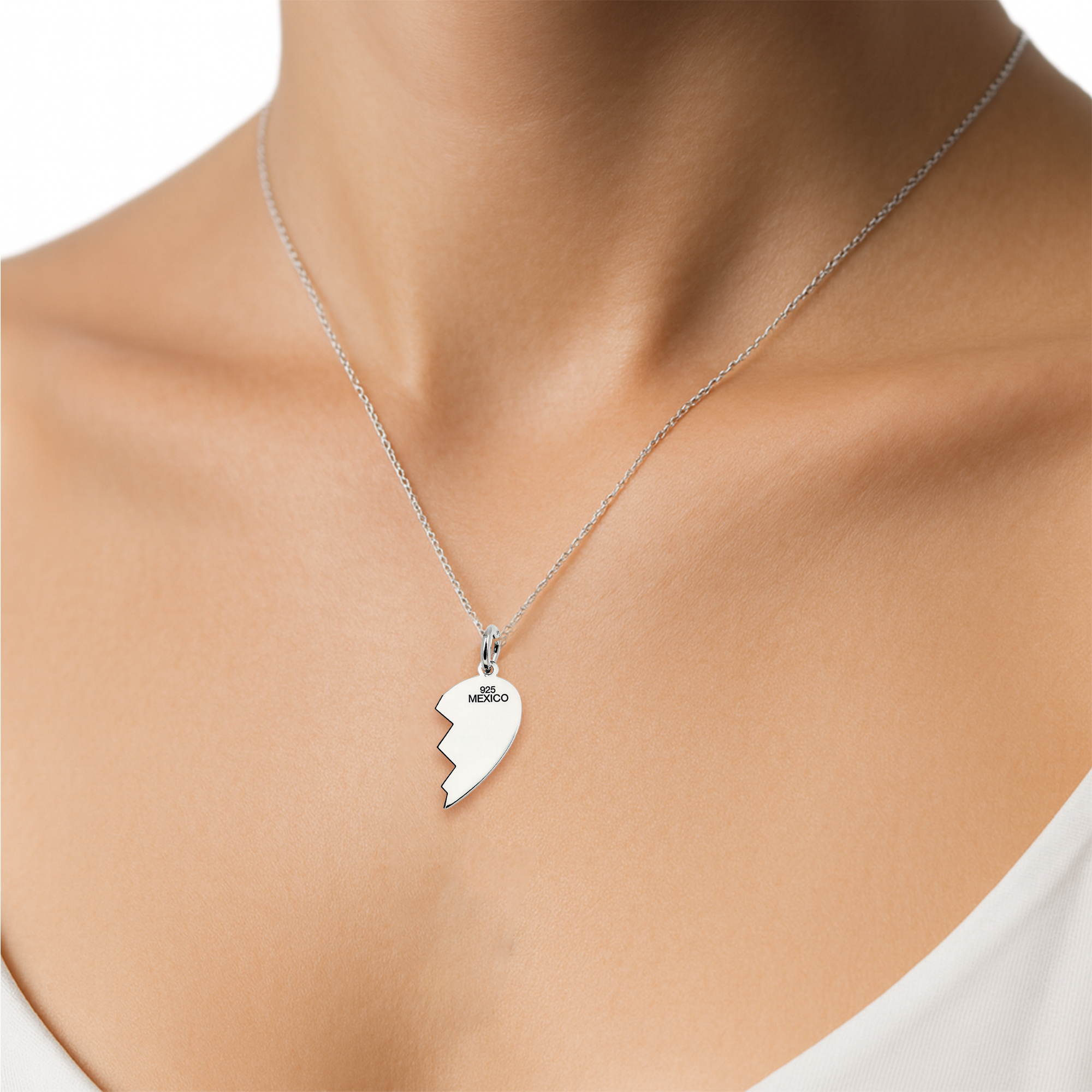 Dije corazón Plata .925