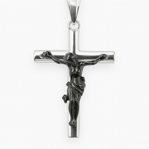 Dije de cruz Plata .925