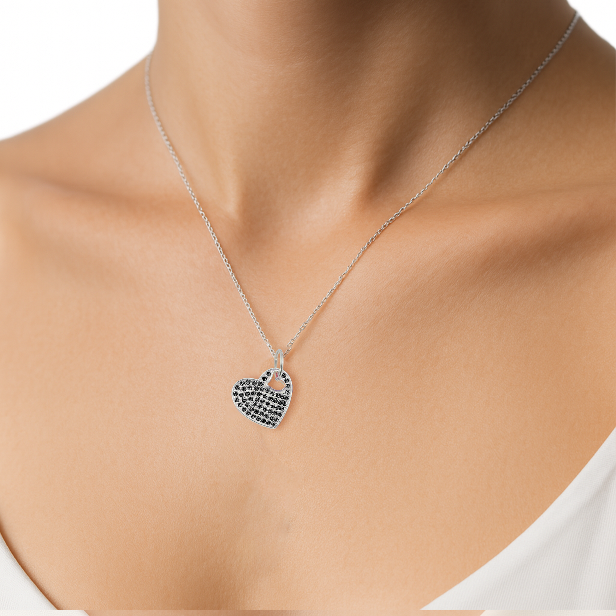 Dije corazón Plata .925